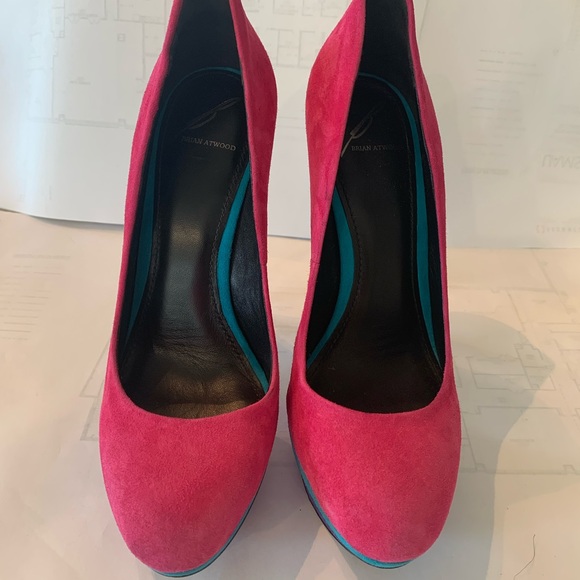 Brian Atwood Colorblock Heels 👠. Size 7 - Picture 5 of 10
